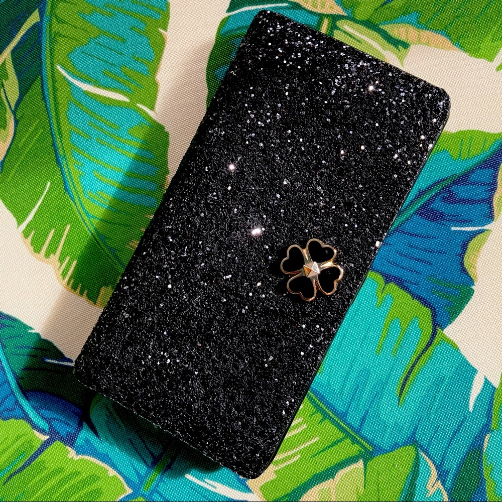 Kate Spade Slim Bifold Odette Glitter Wallet